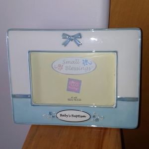 BAPTISM Picture frame. RUSS